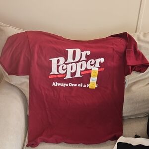 Dr Pepper Maroon Graphic T-Shirt